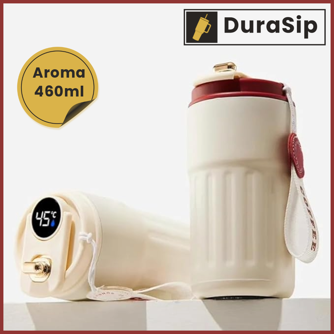DuraSip Aroma 460ml – Smart Coffee Thermos for the Perfect Sip!