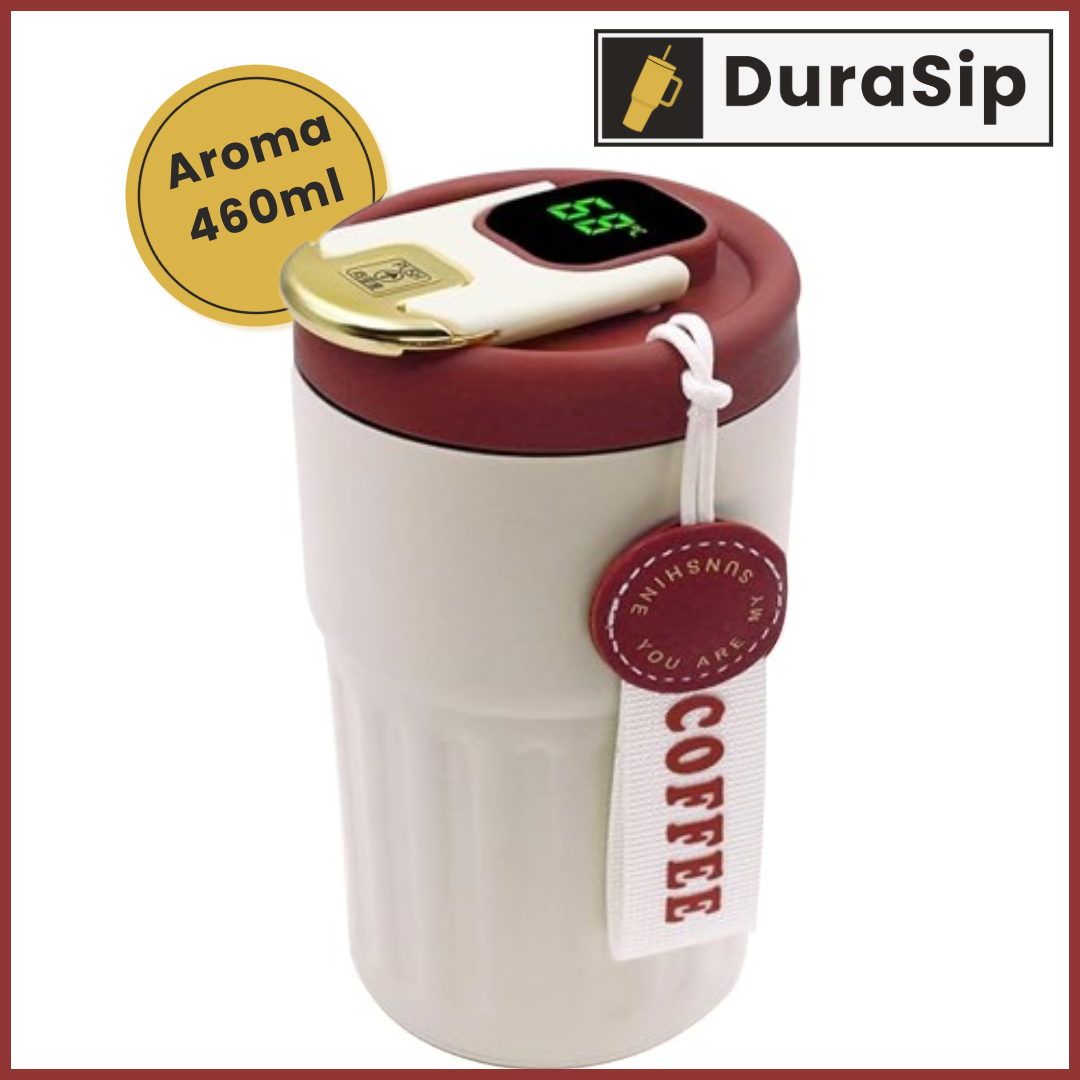 DuraSip Aroma 460ml – Smart Coffee Thermos for the Perfect Sip!