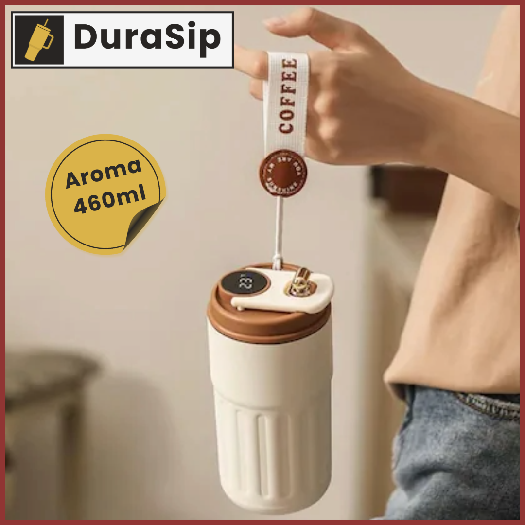 DuraSip Aroma 460ml – Smart Coffee Thermos for the Perfect Sip!