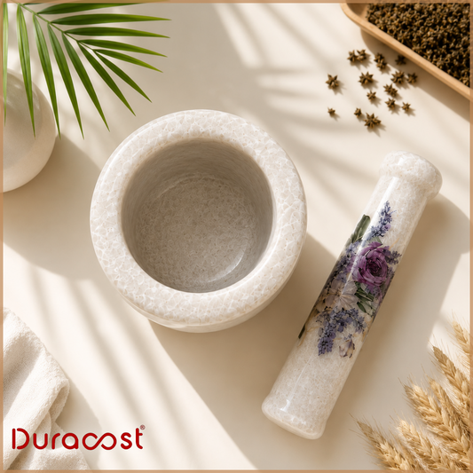 DuraCast® Smashini Designer Marble Mortar & Pestle Set