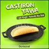 DuraCast India Premium 30cm Cast Iron Tawa for Authentic Indian Cooking | 2.4Kg | Pre-Seasoned …