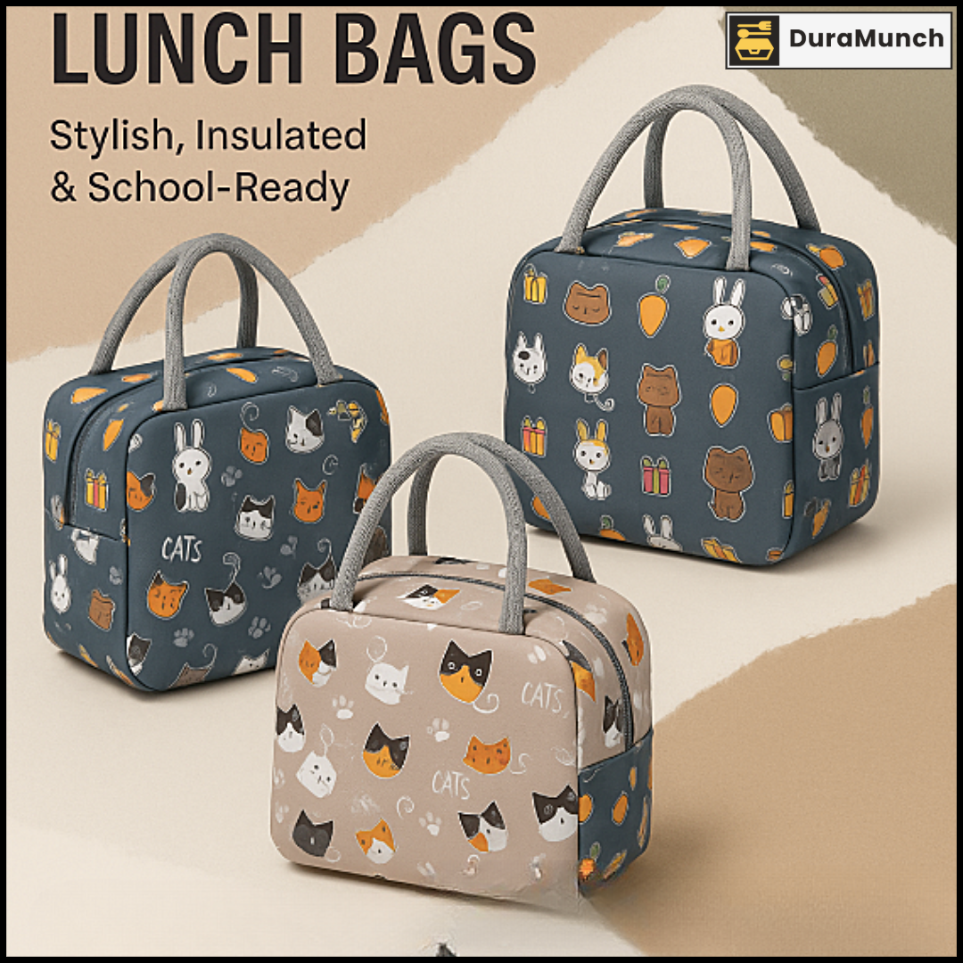 DuraMunch Buddy Box Combo – Teen Lunch Box Set with Custom Bottle & Bag | For Boys & Girls | Name Personalization Available