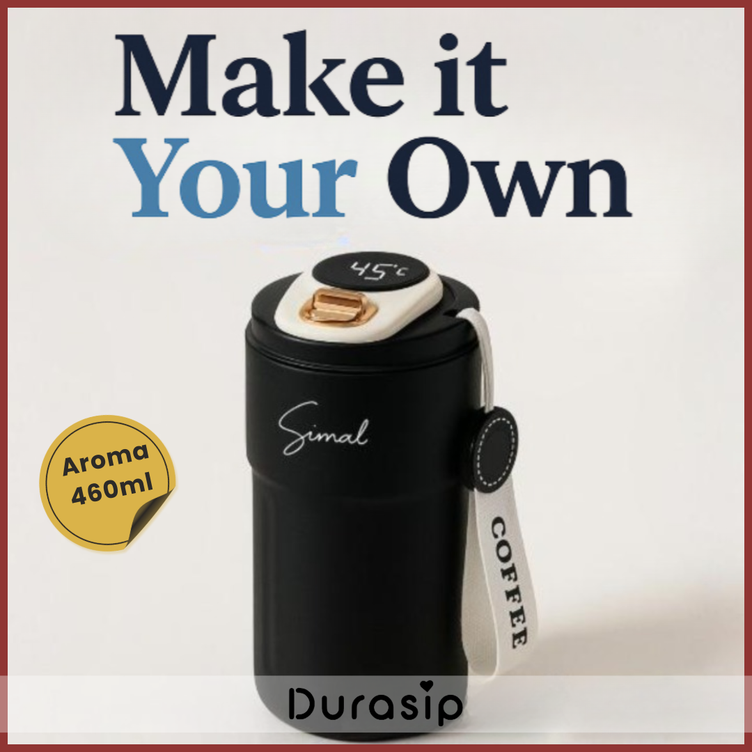 DuraSip Aroma 460ml – Smart Coffee Thermos for the Perfect Sip!