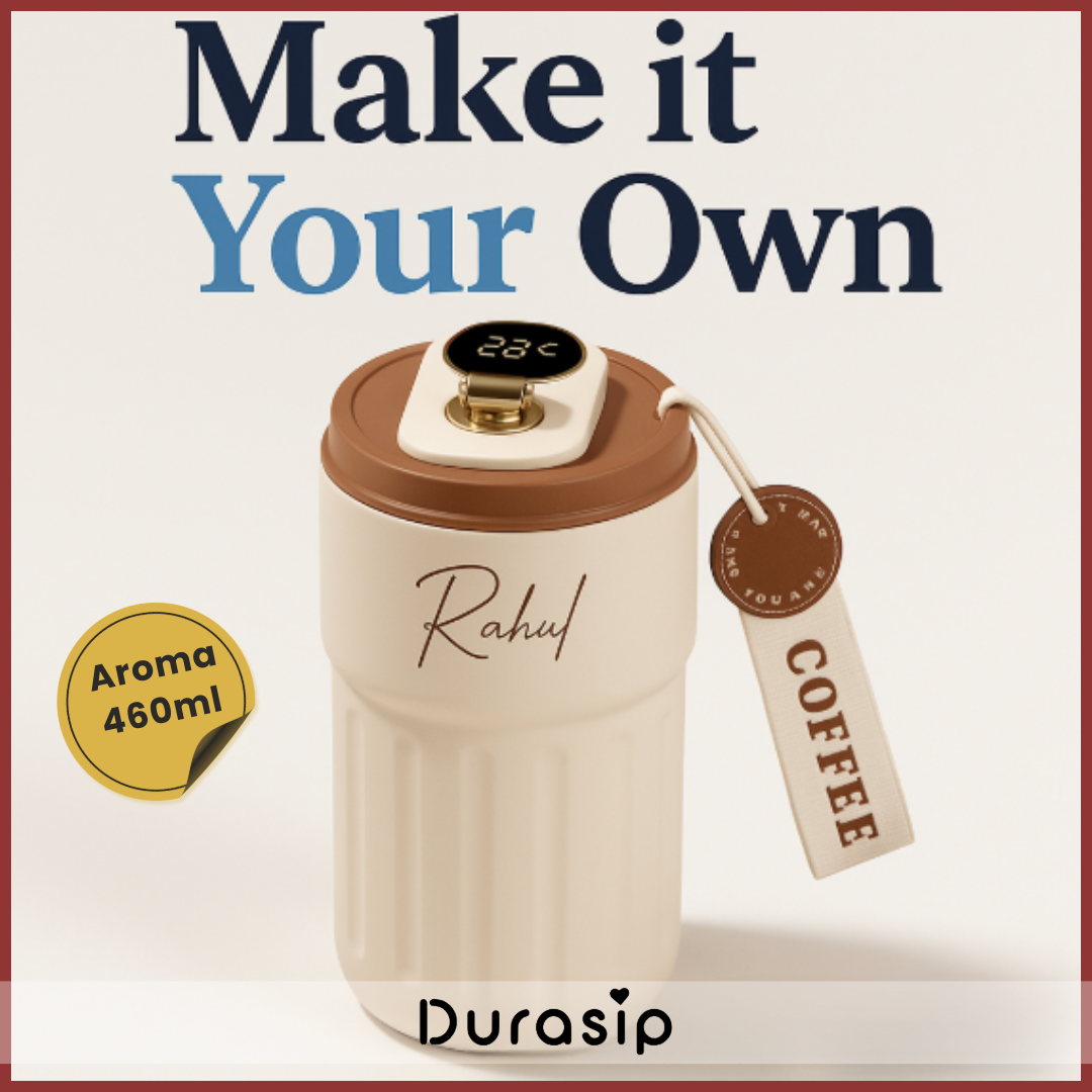 DuraSip Aroma 460ml – Smart Coffee Thermos for the Perfect Sip!
