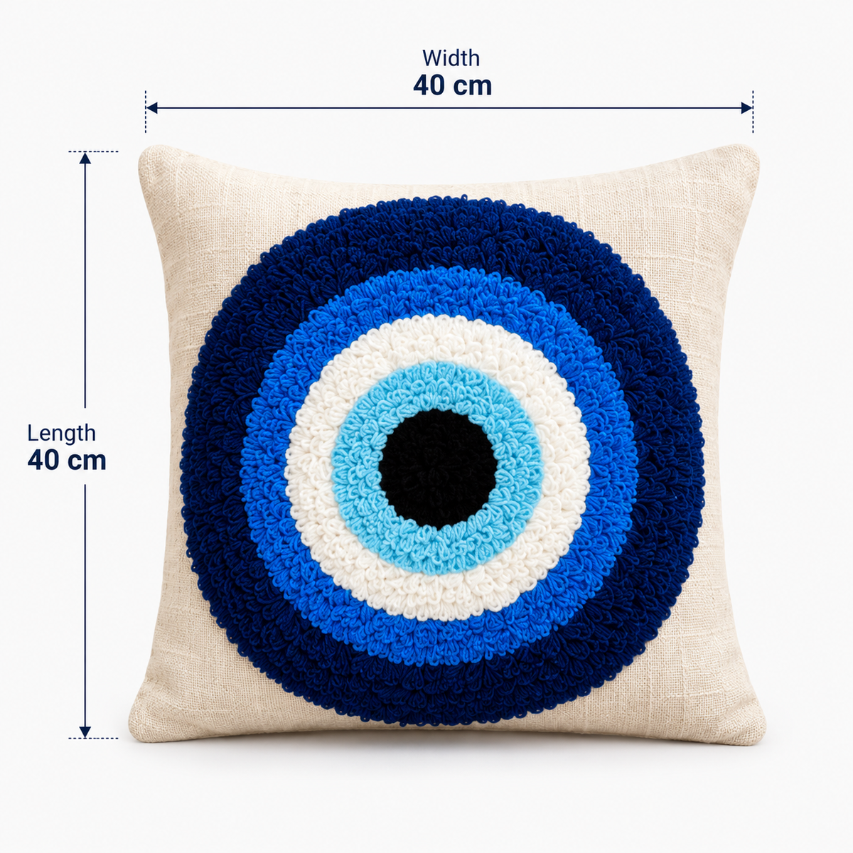 DuraCast® Evil Eye Orb – Tufted Cushion Covers & Wall Hanging Set