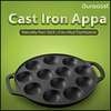 DuraCast® Cast Iron Appe / Paniyaram Maker – 7-Pit & 12-Pit | Traditional Taste, Modern Convenience