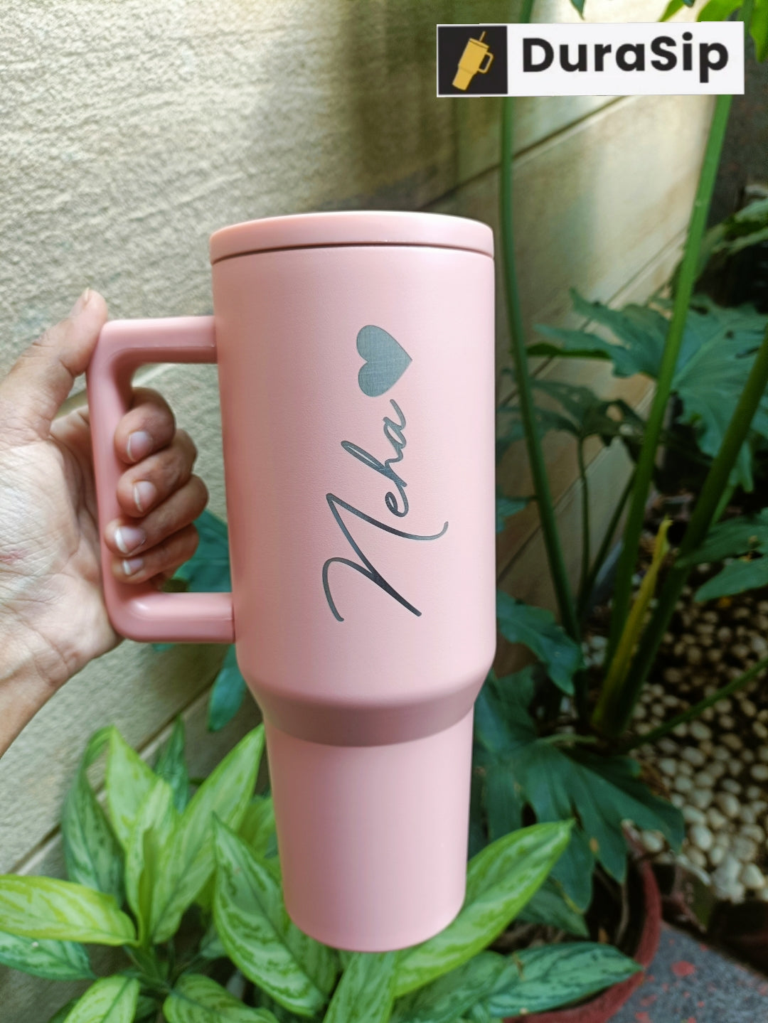 1200 DuraSip Vogue Elite – Stainless Steel Vacuum Tumbler with Straw & Custom Name