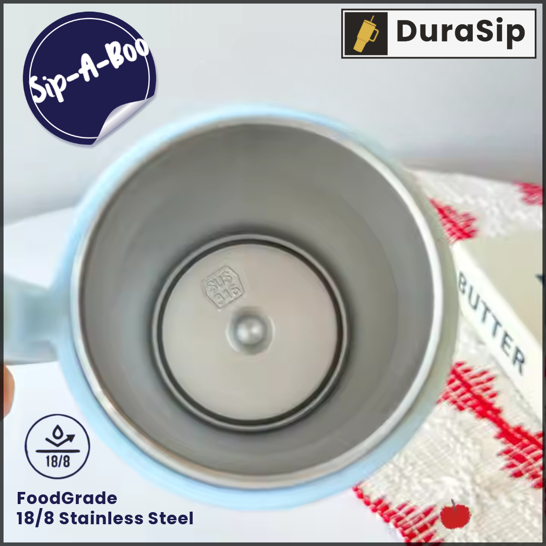 DuraSip Play Sip-A-Boo – Personalised 800ml Stainless Steel Bottle for Kids & Teens