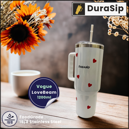 DuraSip Vogue LoveBeam – 1200 ml Stylish Tumbler for the Bold & Beautiful