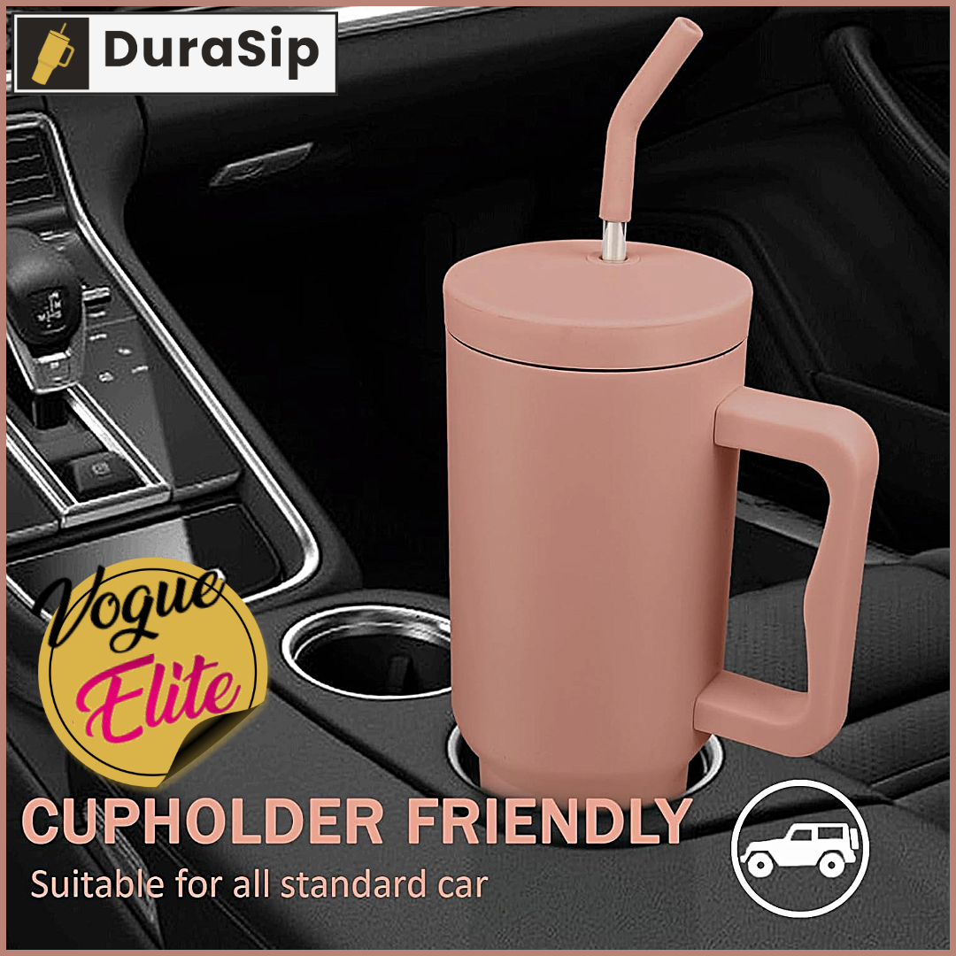 1200 DuraSip Vogue Elite – Stainless Steel Vacuum Tumbler with Straw & Custom Name