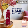 DuraSip Eternity 600 ML Signature – Personalized Stainless Steel Bottle with Custom Initials & Color Choice