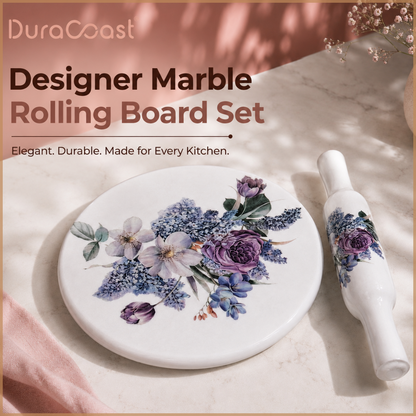 DuraCast® Marbella Marble Rolling Board Set