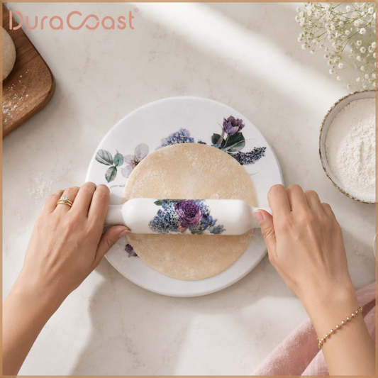 DuraCast® Marbella Marble Rolling Board Set