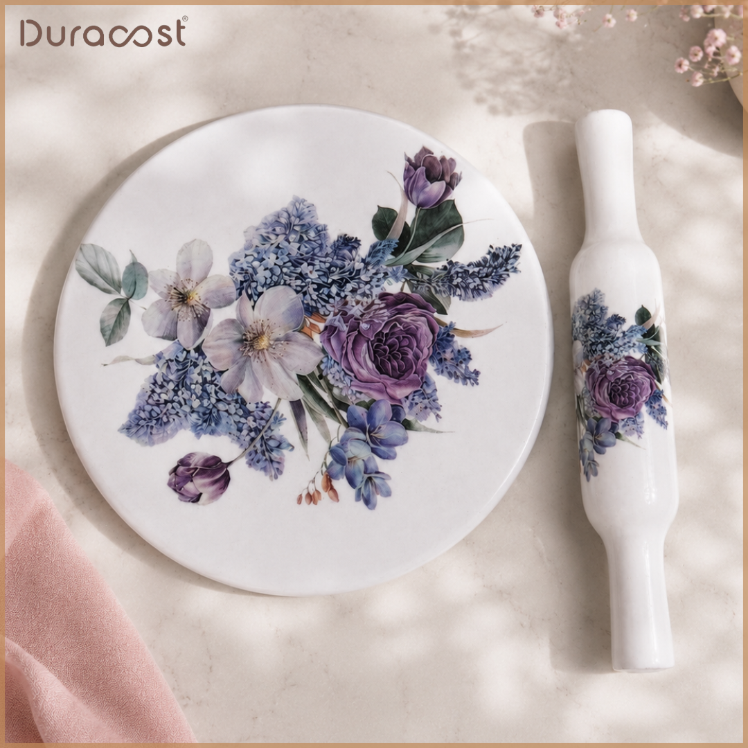 DuraCast® Marbella Marble Rolling Board Set
