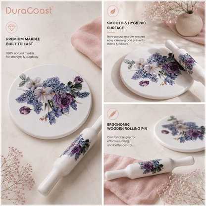 DuraCast® Marbella Marble Rolling Board Set