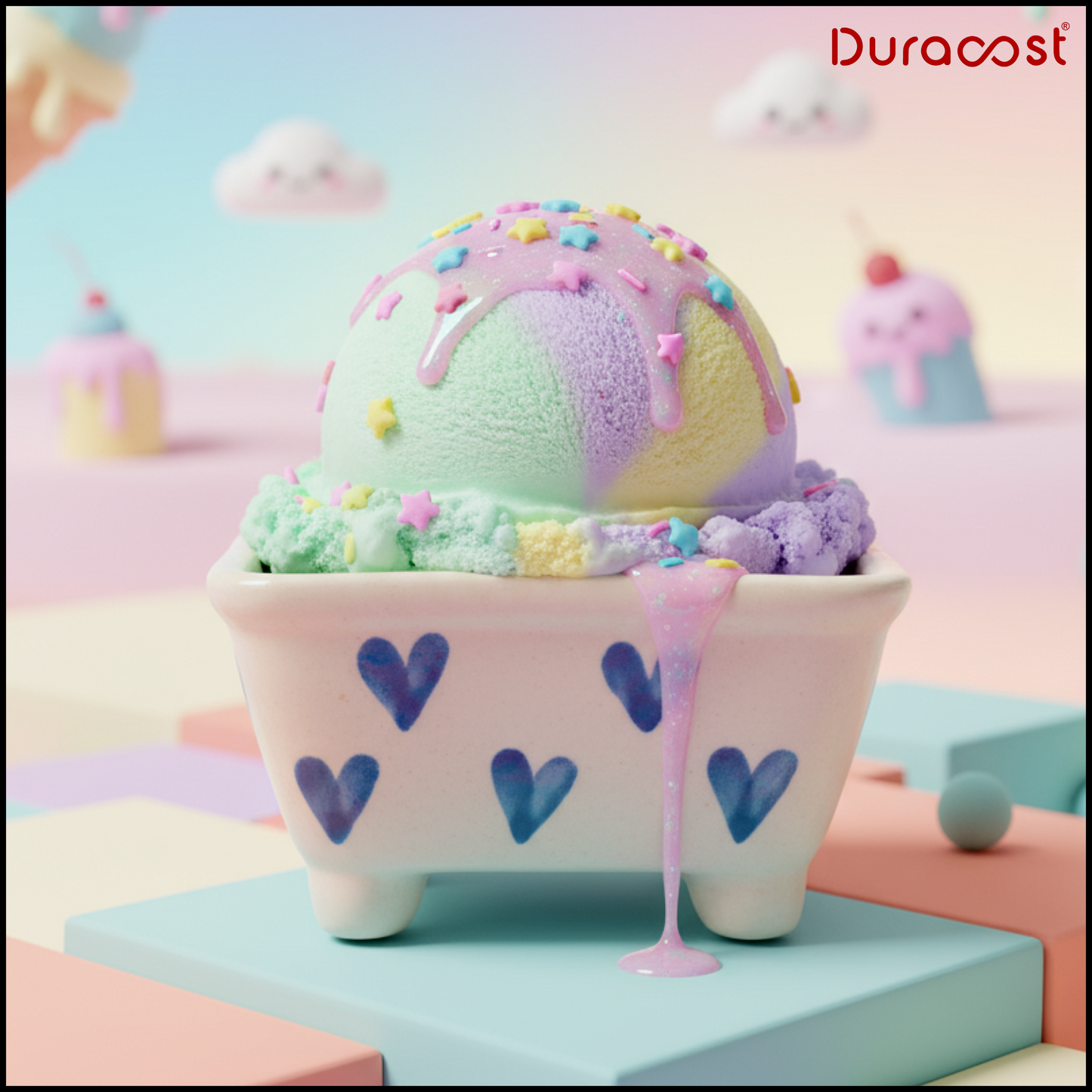 DuraCast® Treat Tubs – Set of 6 Ceramic Dessert Bowls | Perfect for Sweets, Ice Creams & Festive Serving