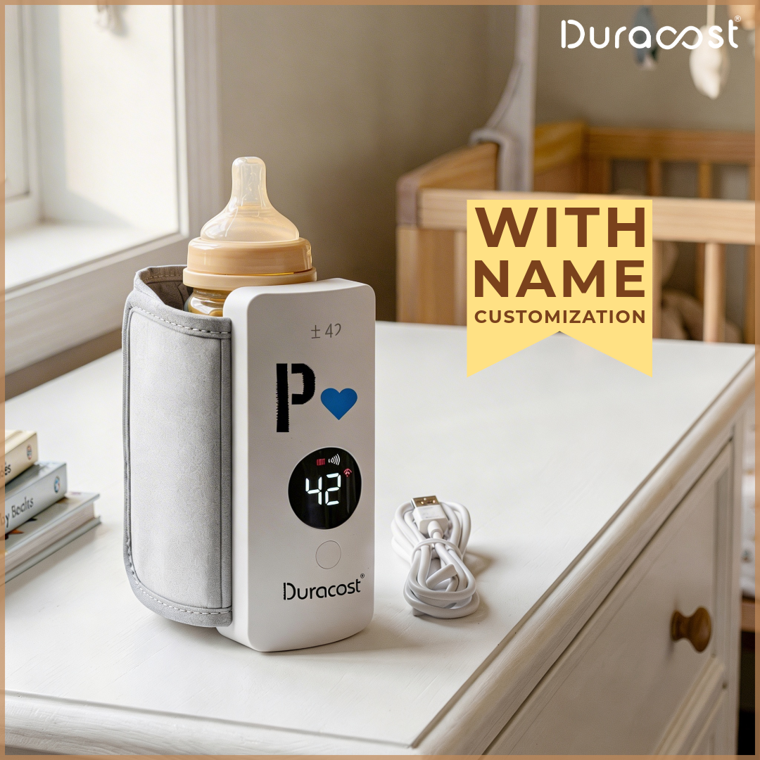 DuraCast® WarmNest Portable Electric Baby Bottle Warmer | Rechargeable