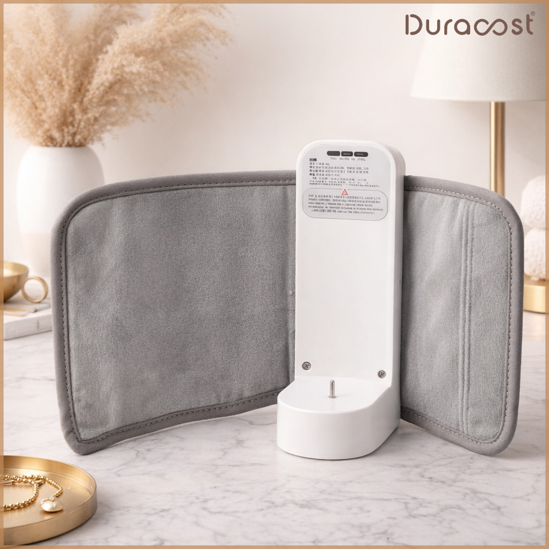 DuraCast® WarmNest Portable Electric Bottle Warmer | Rechargeable, Temperature-Controlled Baby Milk Warmer