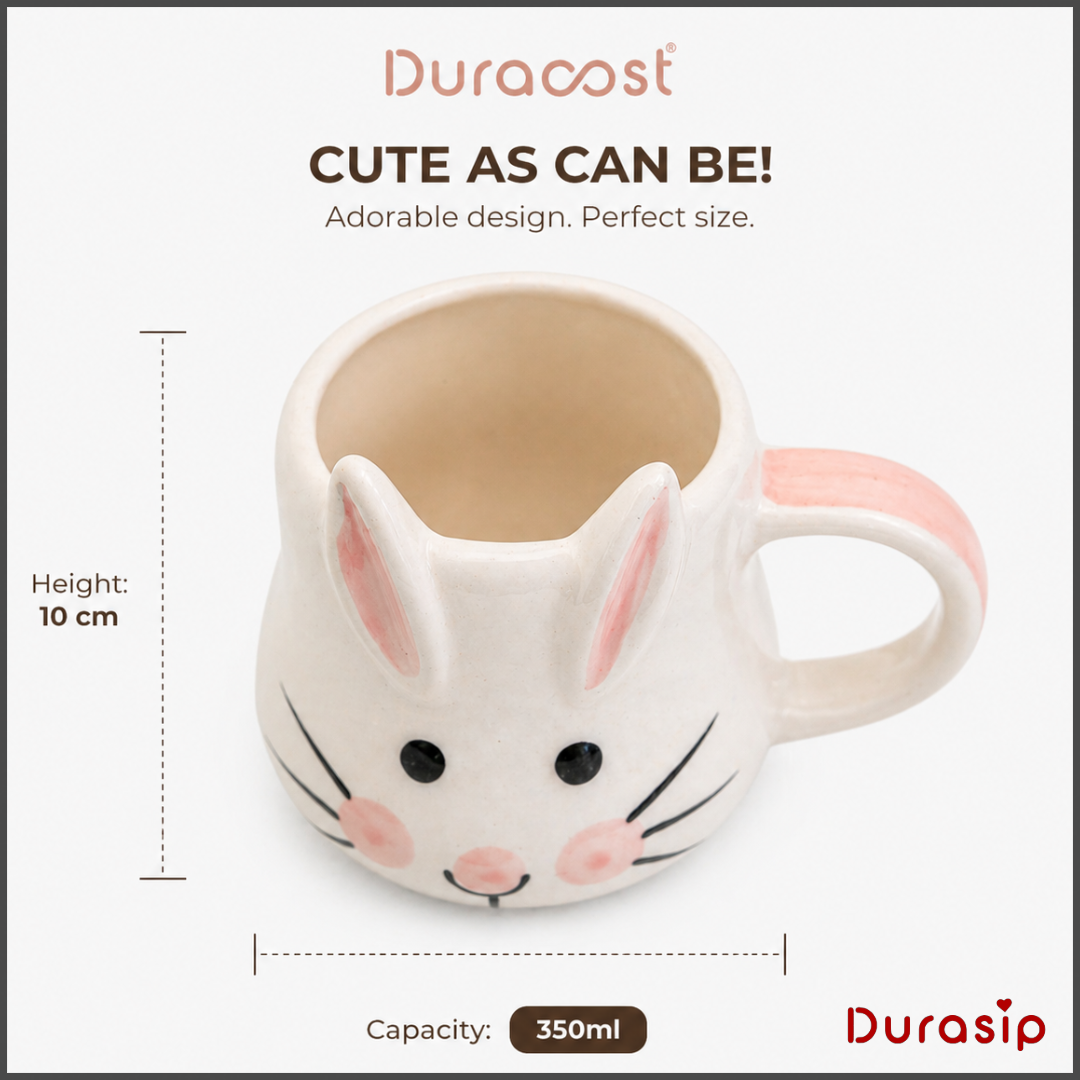 DuraSip™ Bunny Mugs – Ceramic Mug Set of 2