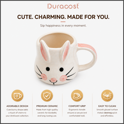 DuraSip™ Bunny Mugs – Ceramic Mug Set of 2