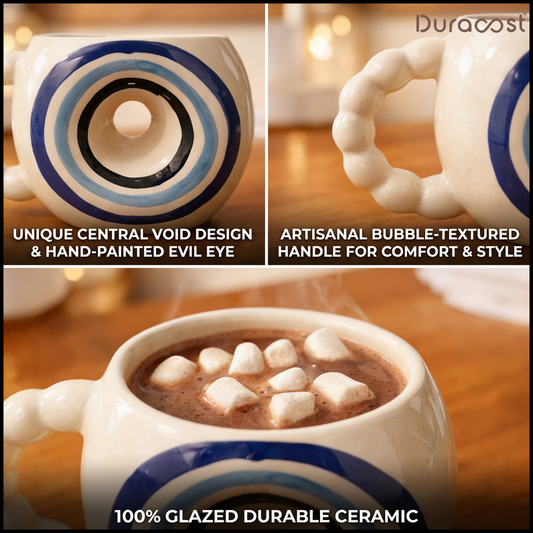DuraSip™ Evil Eye Donut Mugs – Set of 2