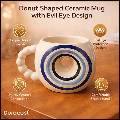 DuraSip™ Evil Eye Donut Mugs – Set of 2