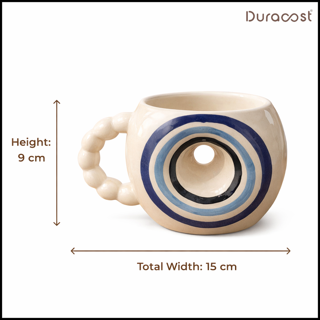 DuraSip™ Evil Eye Donut Mugs – Set of 2