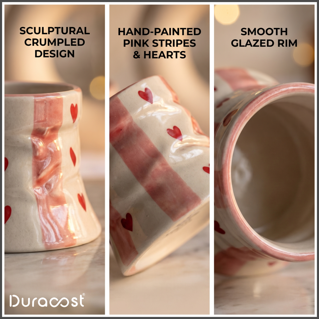 DuraSip™ Love Pouch – 300ml Ceramic Mugs (Set of 2)