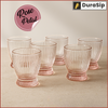 🌹 DuraSip Rose Petal – Set of 2 Gradient Pink 280ml Glasses | Premium Drinkware for Elegant Dining