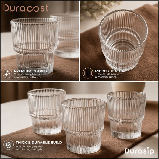 DuraSip™ Studio Glass – 320ml Glass Set (Set of 4)