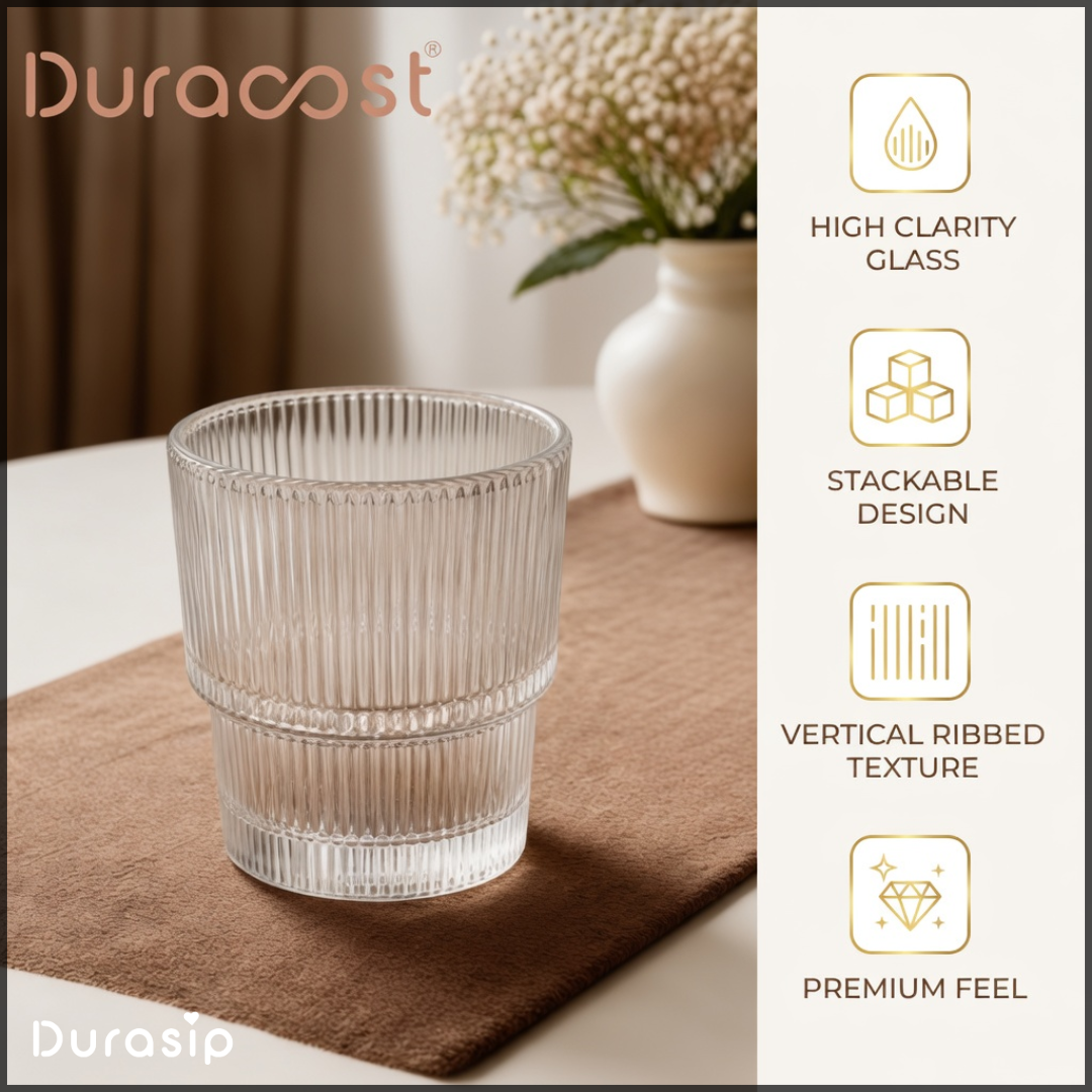 DuraSip™ Studio Glass – 320ml Glass Set (Set of 4)