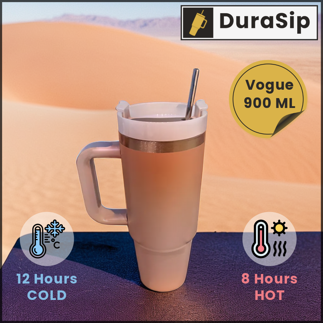 DuraSip Vogue 900ml – Stylish & Vacuum Insulated Tumbler