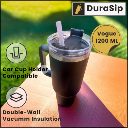 DuraSip Vogue 1200ml - Premium Vacuum Insulated Tumbler