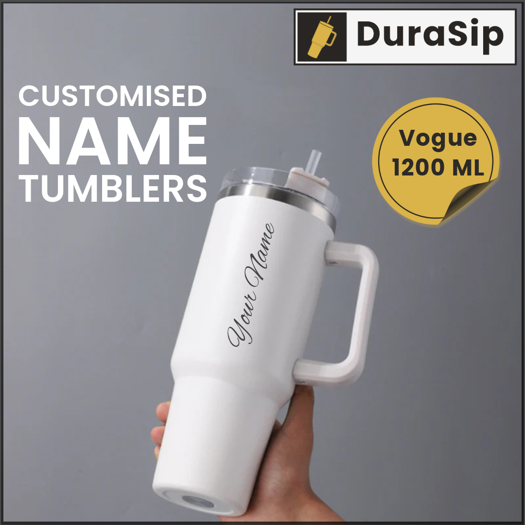 Make It Yours: DuraSip Vogue 1200ml Personalized Insulated Tumbler