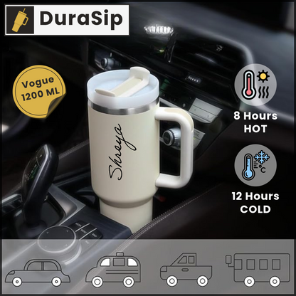 Make It Yours: DuraSip Vogue 1200ml Personalized Insulated Tumbler