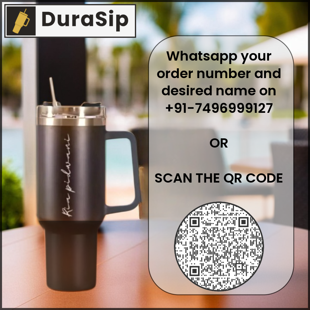 Make It Yours: DuraSip Vogue 1200ml Personalized Insulated Tumbler