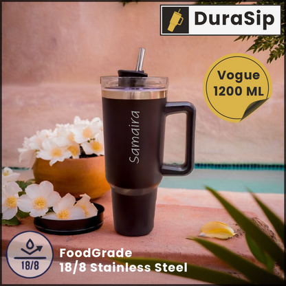 Make It Yours: DuraSip Vogue 1200ml Personalized Insulated Tumbler