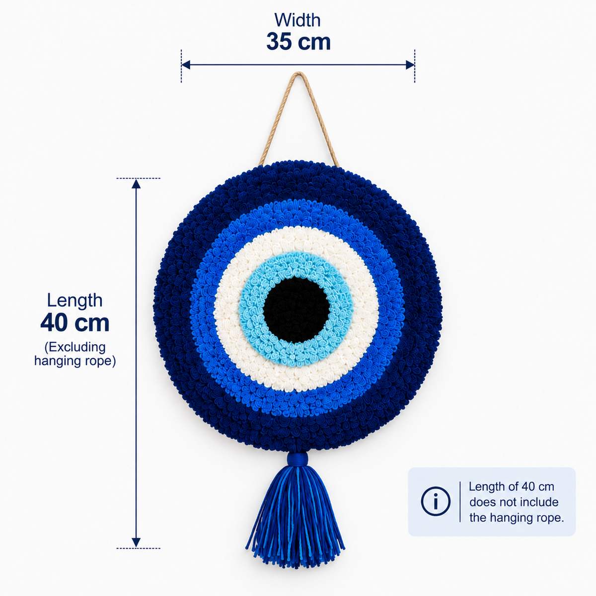 DuraCast® Evil Eye Orb – Tufted Cushion Covers & Wall Hanging Set
