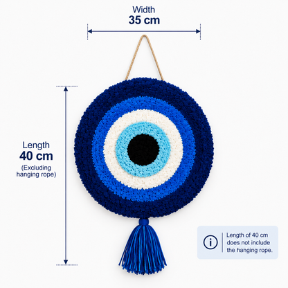 DuraCast® Evil Eye Orb – Tufted Cushion Covers & Wall Hanging Set