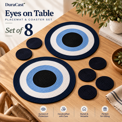 DuraCast® Eyes on Table – Placemat & Coaster Set