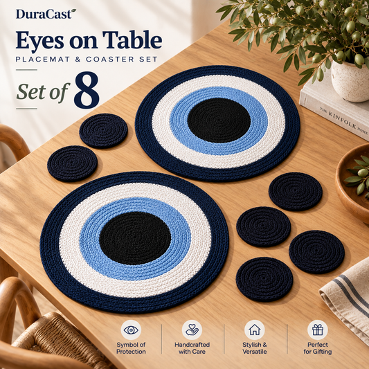 DuraCast® Eyes on Table – Placemat & Coaster Set