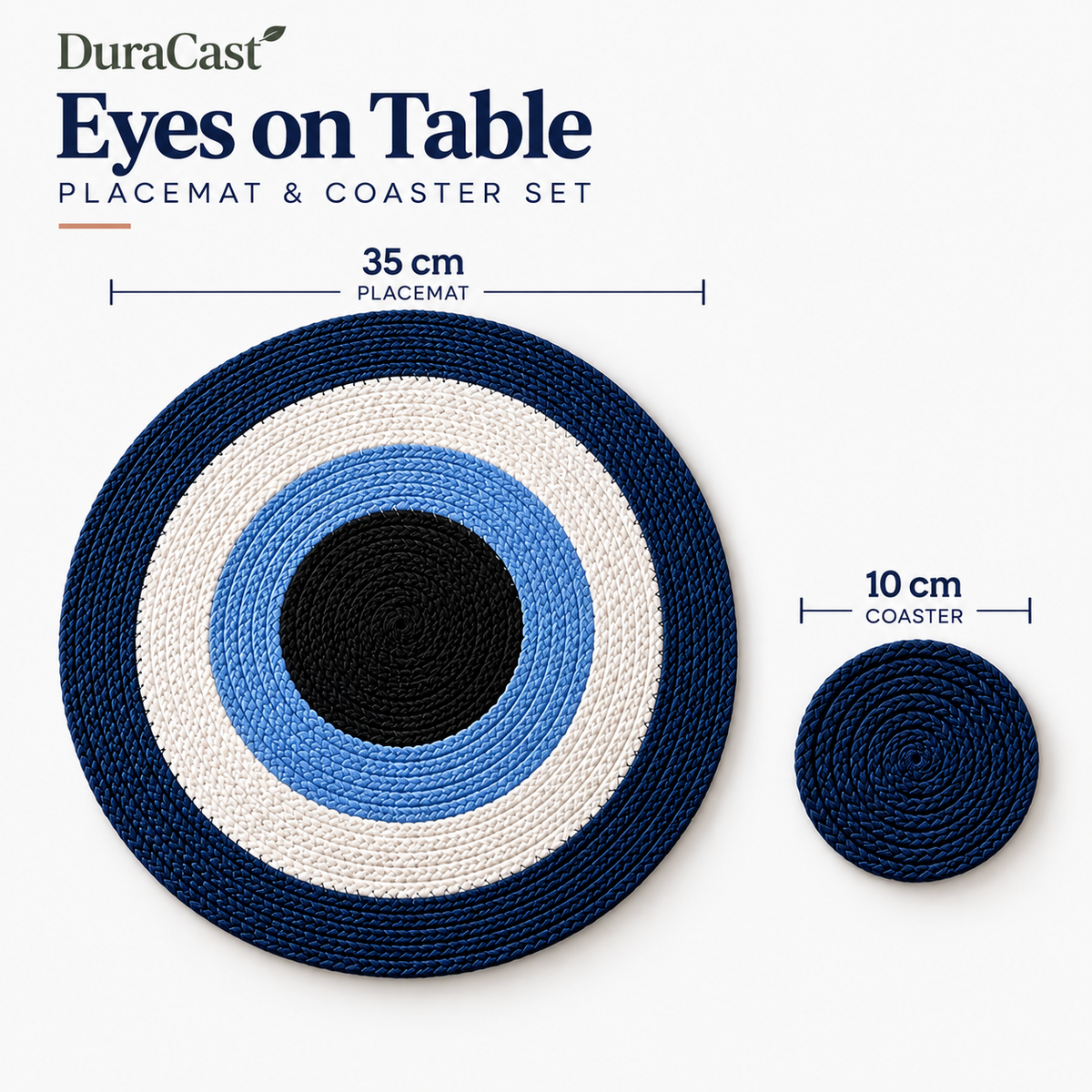 DuraCast® Eyes on Table – Placemat & Coaster Set