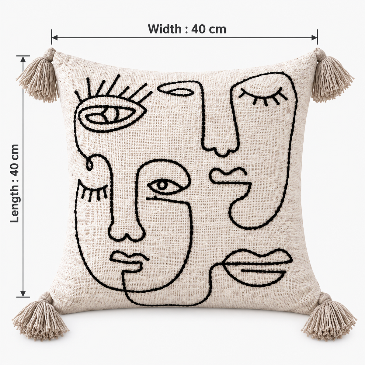 DuraCast Muse Cushion Covers – Set of 2 | 16 x 16 Inches