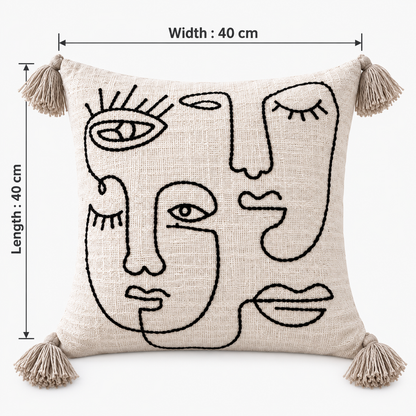 DuraCast Muse Cushion Covers – Set of 2 | 16 x 16 Inches