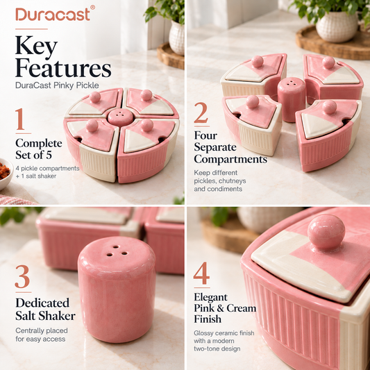 DuraCast Pinky Pickle Jar Set – Set of 5