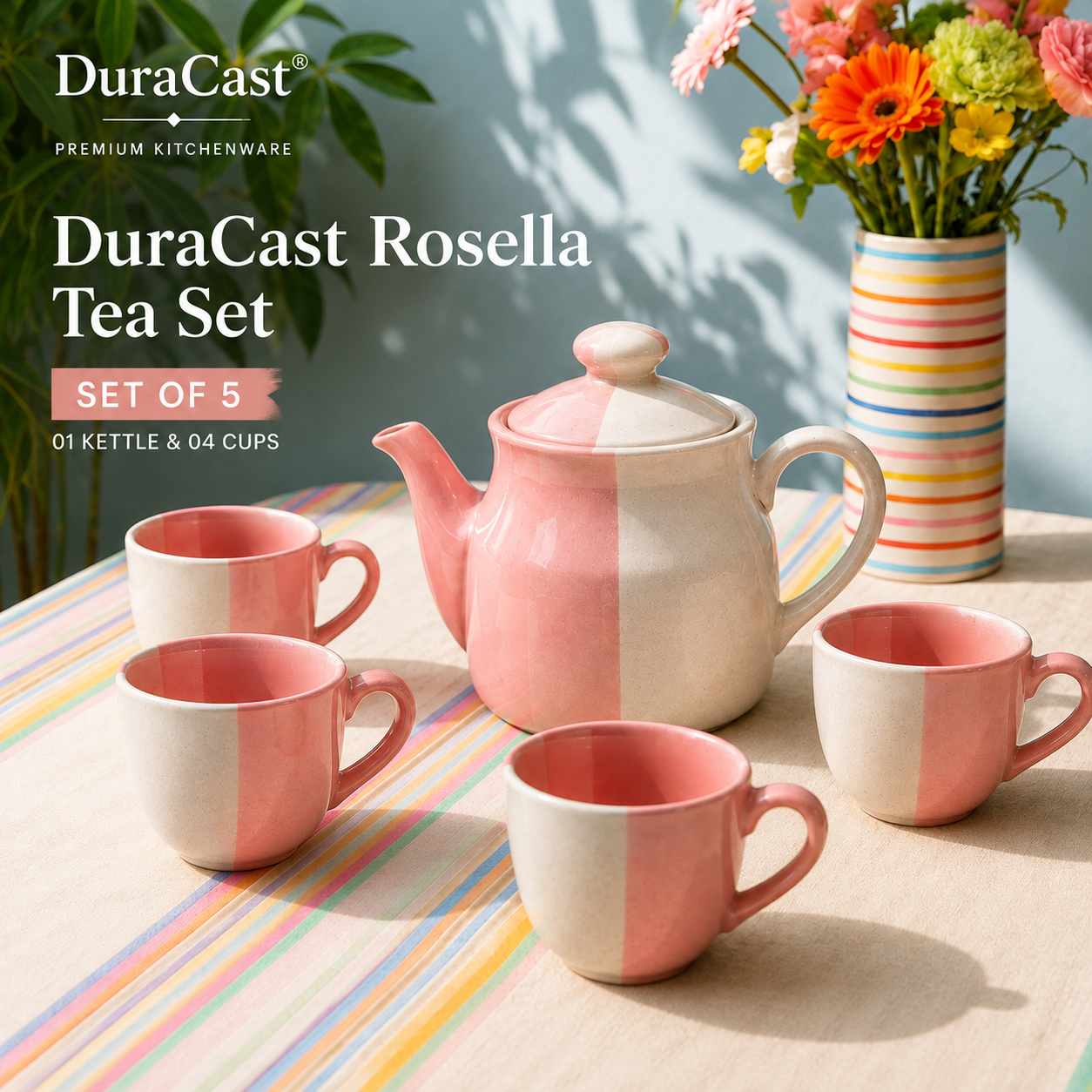 DuraCast® Rosella English Tea Set