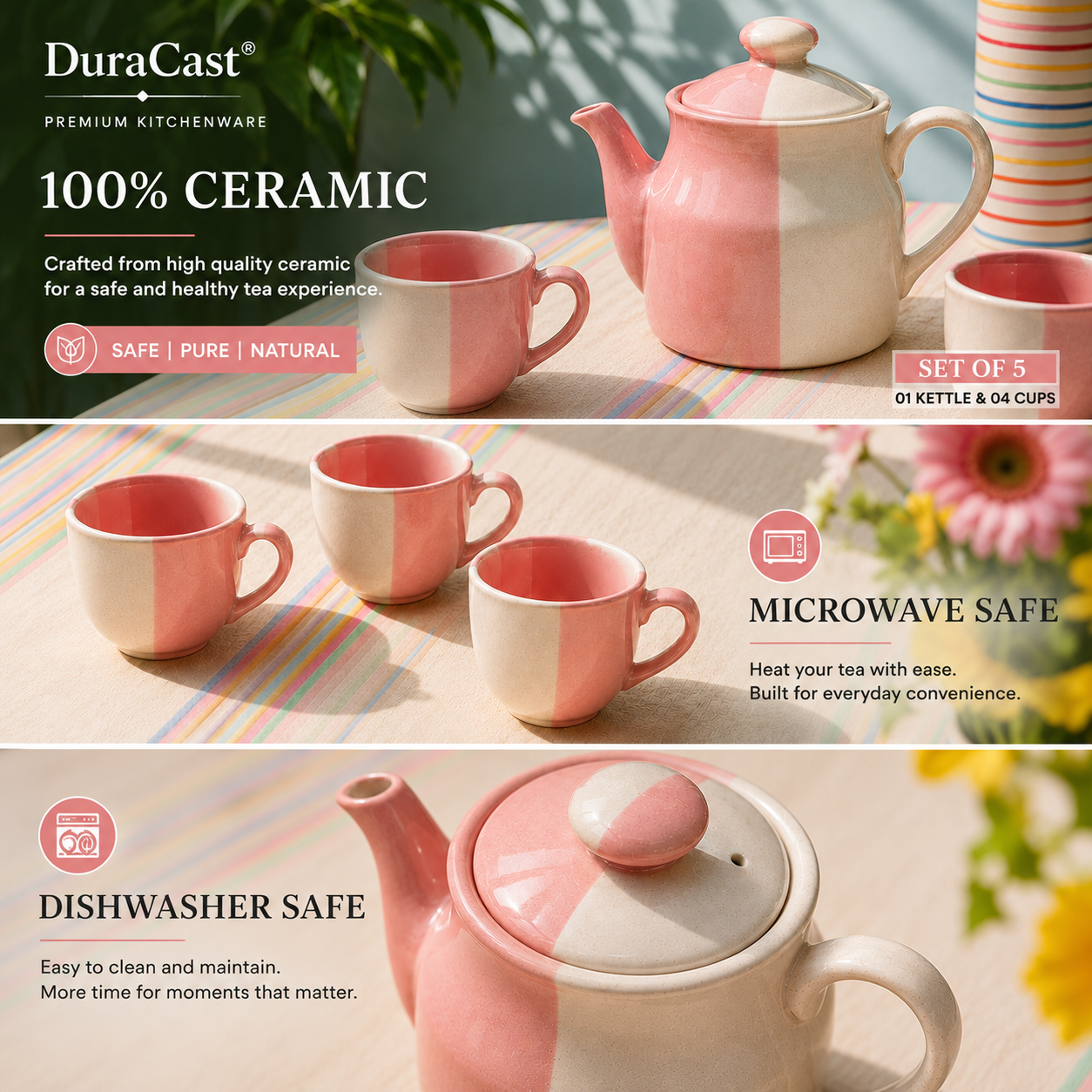 DuraCast® Rosella English Tea Set