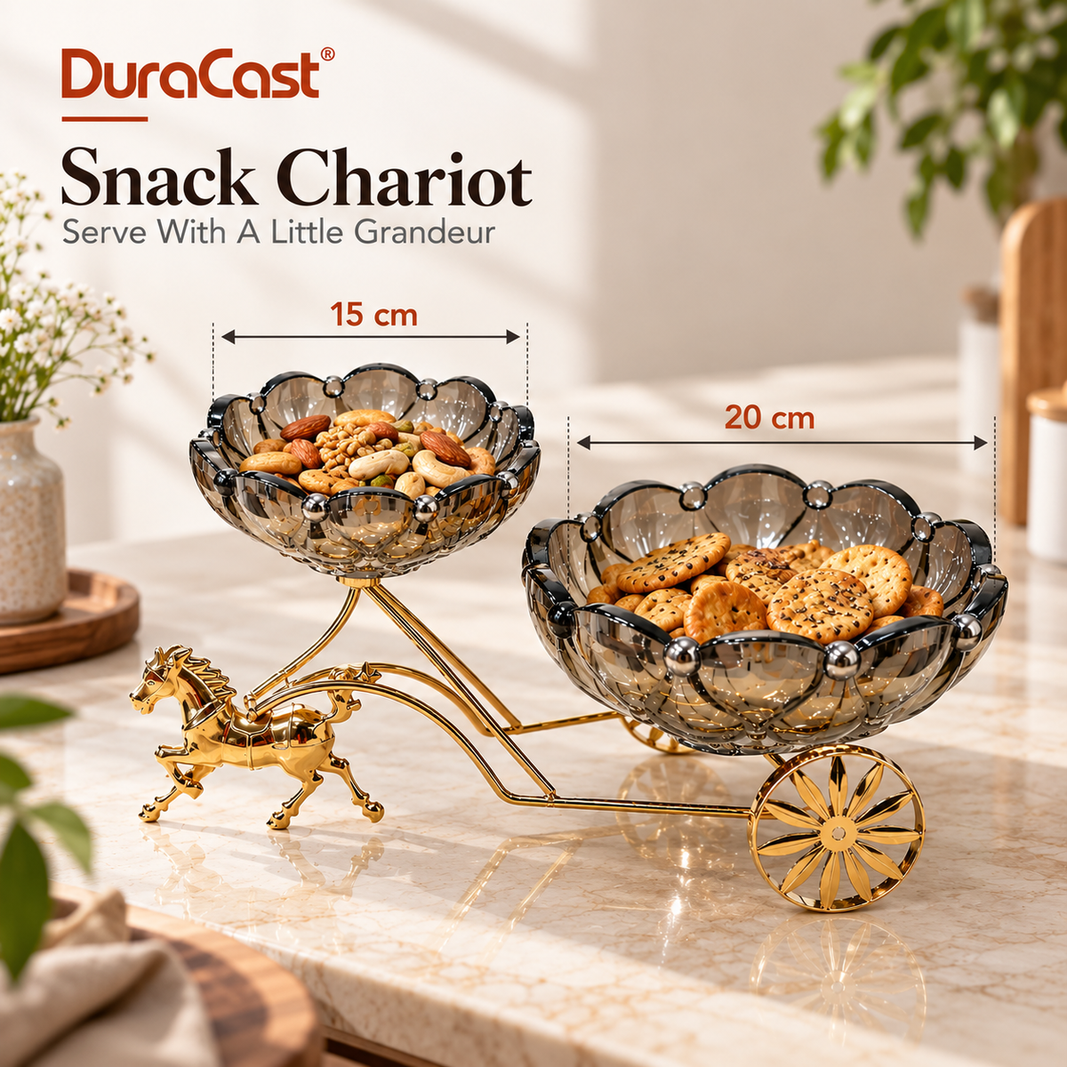 DuraCast Snack Chariot