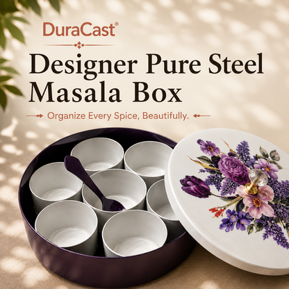 DuraCast® Spicella – Designer Steel Masala Box