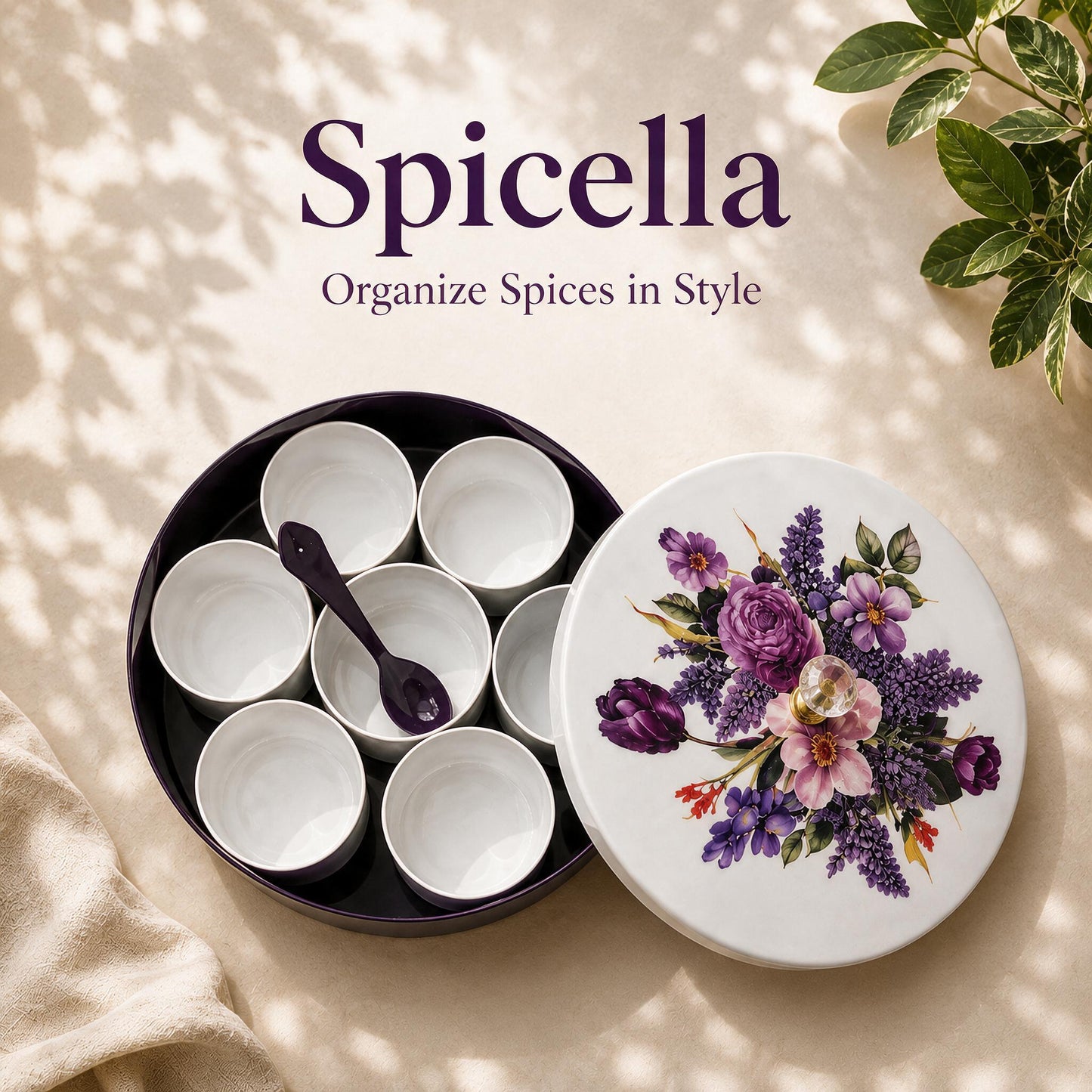 DuraCast® Spicella – Designer Steel Masala Box
